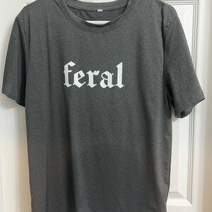 Gray Woman’s Feral T-Shirt